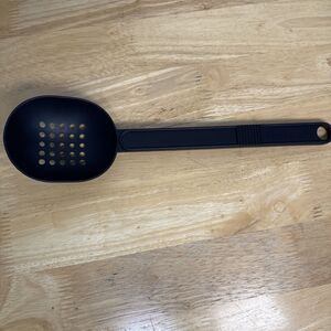 T-FAL Black Nylon Slotted Straining Spoon 12.5” Long Canada Made